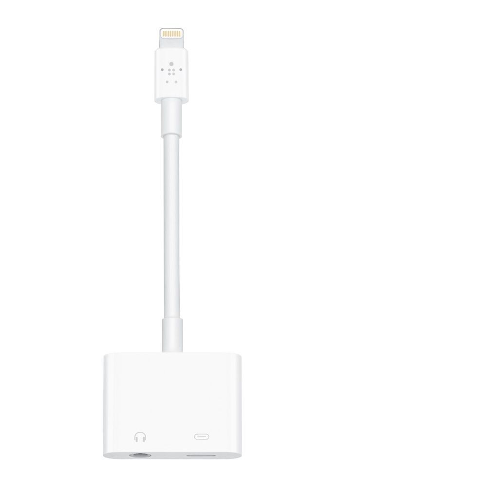 NWOT Apple 3.5mm Audio & Lightning Charging Rockstar Adapter